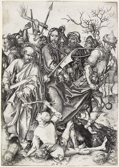 La captura de Cristo de Martin Schongauer